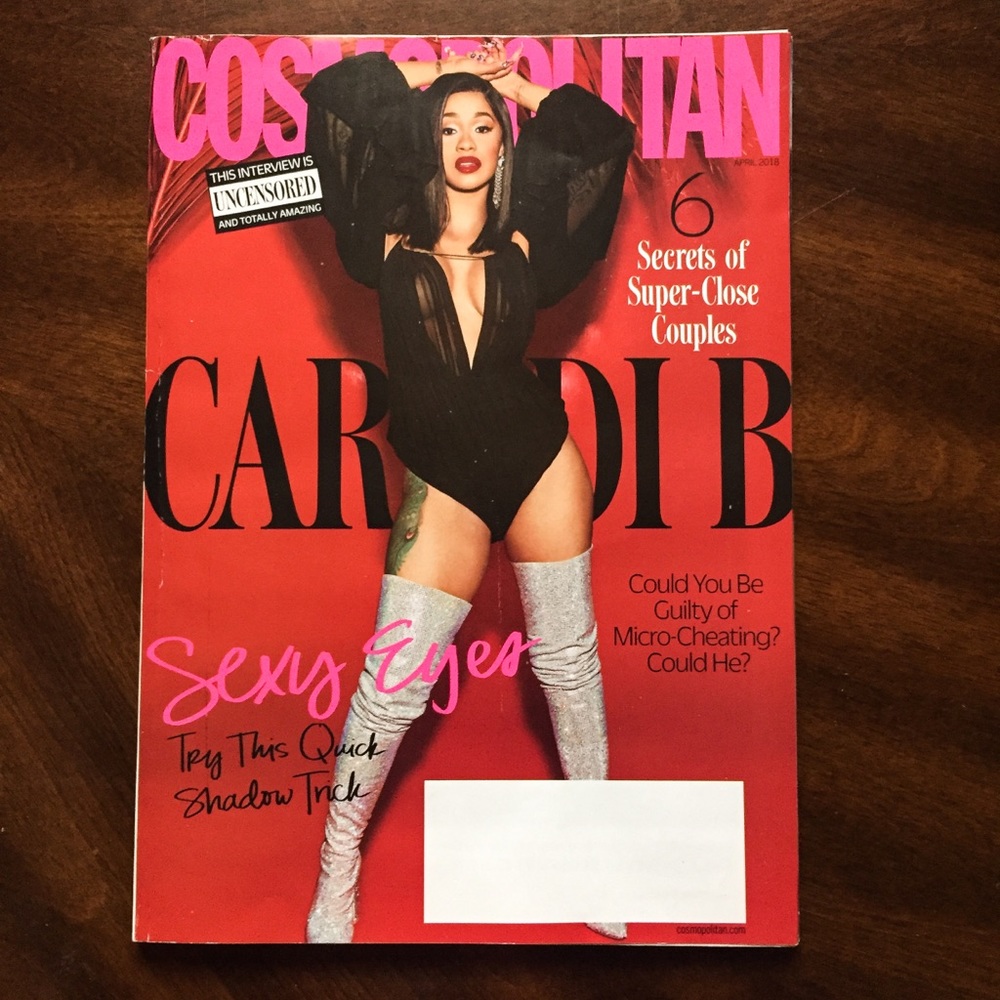 Cosmopolitan Cardi B 2018 Magazine